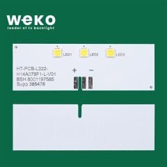 Buzdolabı İç Aydınlatma Ledi LD79 HT-PCB-L322-H14A079B-L-V01 3 Çipli