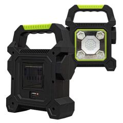 Powermaster JY-258C 3 Kademeli̇ Şarjlı Çok Fonksiyonlu Solar Işıldak