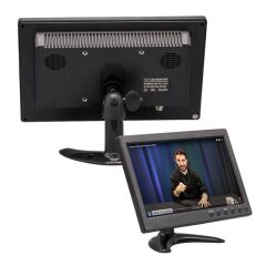 PowerMaster PM-6092 10.1'' Çok Fonksiyonlu 1080P HD Araç Monitörü - HDMI/VGA/BNC/RCA/USB Girişli
