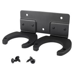 PowerMaster PM-26938 Duvara Monte Çift Mikrofon Tutucu Askı Metal Gövde