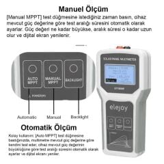 PowerMaster PM-26940 1800 Watt Fotovoltaik MPPT Solar Panel Voltaj Multimetre 12-60V