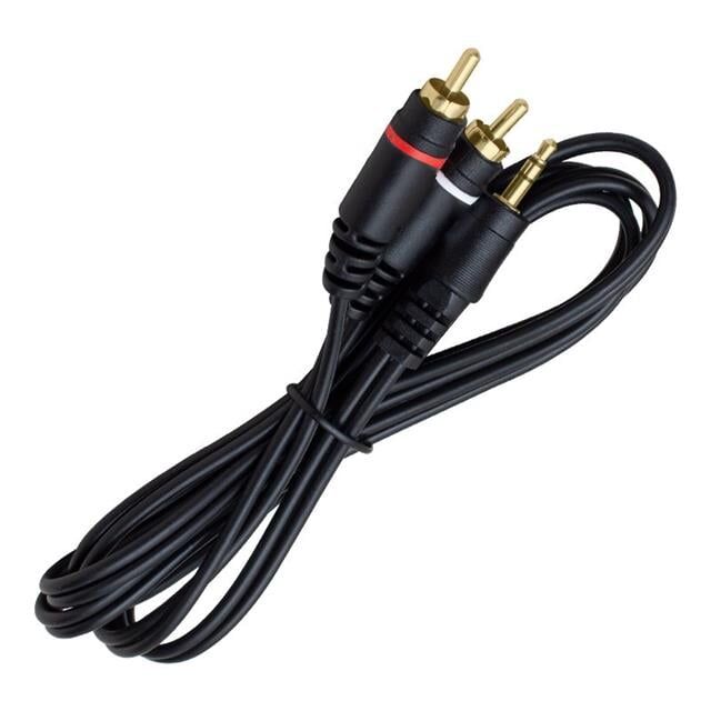 Powermaster PM-4283 2 RCA 3.5 Mm Stereo 1.5 Metre Kablo