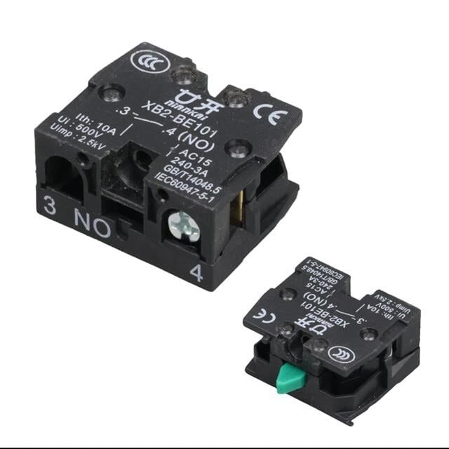 Lay5-Be101 22 Mm Kontak Blok No Yeşil