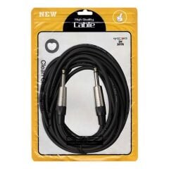 MagicVoice LD393A 5 Metre 6.35mm Mono Erkek Jak (TS) Ses Kablosu Metal Jack