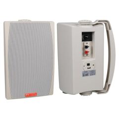 MagicVoice MV-03 16 CM 60 Watt Komütatörlü Hat Trafolu Beyaz Sütun Hoparlör (2'li Takım)