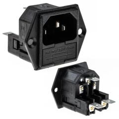 PowerMaster IC-213B C14 Power Şase Çift Fuselli Kulaklı