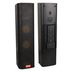 MagicVoice MV-28 2x13 CM 40 Watt Komütatörlü Hat Trafolu Siyah Dikey Sütun Hoparlör (Tekli Paket)