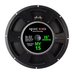 Magicvoice MV-15 Maks. 700 Watt / Rms 350 Watt 15” Siyah 38 Cm Woofer Yedek Hoparlör