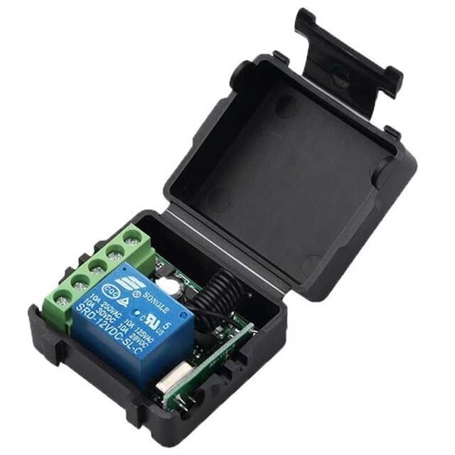 Weko 12 Volt - 433 Mhz Tek Kanallı Uzaktan Kumandalı Garaj Kumandası Kopyalama ve Role Devresi