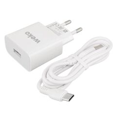 Weko WK-21435 M7 2.1 Amper Telefon Şarj Adaptörü + Type-C Kablo