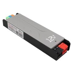 PowerMaster PM-26844 12/24/36/48 Volt 8.4 Amper 200 Watt Metal Kasa Kademeli Adaptör Voltaj Göstergeli 189x51x27mm