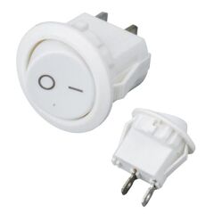 IC-133A Yuvarlak Işıksız On-Off Anahtar 2P