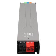 PowerMaster PM-26845 12/24/36/48 Volt 9 Amper 300 Watt Metal Kasa Kademeli Adaptör Voltaj Göstergeli 218x51x27mm