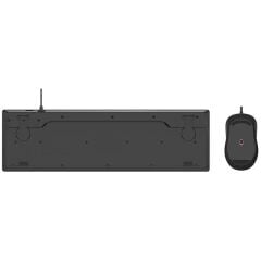 Lenovo Lecoo CM102 USB Kablolu Q Klavye - Mouse Set Siyah