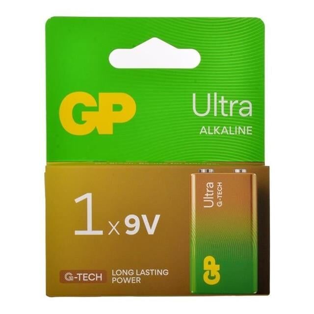 GP 1604AU 6LR61 9 Volt Ultra Alkalin Pil Tekli