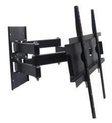 Powermaster PWR-H48 22''-55'' Çift Kollu Kilitli Hareketli Duvar Askı Aparatı