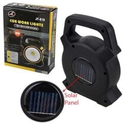 Powermaster JY-819A COB ve Angel LED'li 3 Modlu Solar + Usb Şarjlı Çalışma Lambası