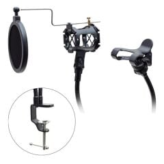 Powermaster KG-24 Bir Telefon Bir Mikrofon Tutacağı