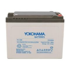 Yokohama YH-12.80 12 Volt - 80 Amper Elektrikli Bisiklet Aküsü (175 * 120 * 226 Mm)
