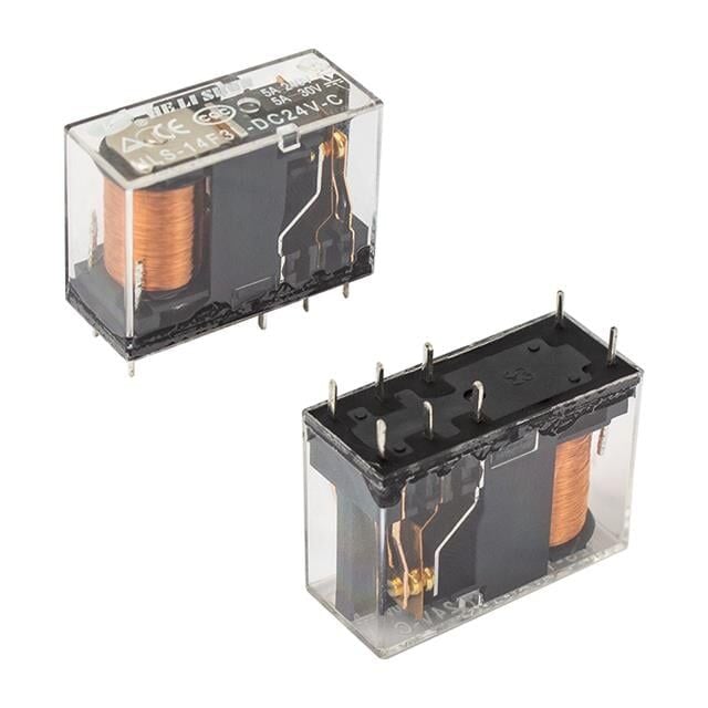 24 Volt Role Çift Kontak 8 Bacak 5 Amper HLS-14F3L-DC5V -C