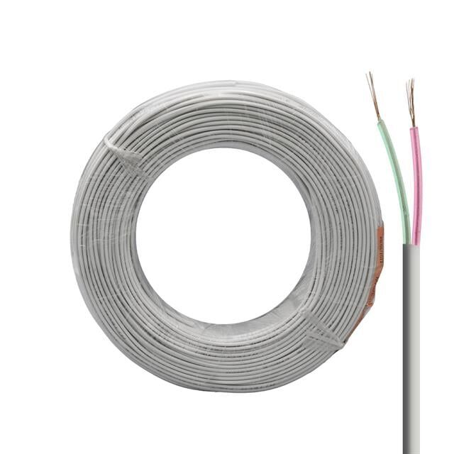 Lan LN-TEL22 Beyaz 2'li Flat Köken 100 Metre Telefon Kablosu