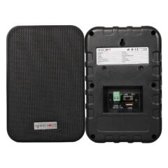 MagicVoice F-LHY4A 4'' (10 CM) Hat Trafolu Duvar Tipi Sütun Hoparlör (10W RMS / 150W Peak - MP3 USB Uyumlu) Çiftli Takım Set - Siyah