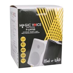 MagicVoice F-LHY5S 5.25'' (13.5 CM) Hat Trafolu Duvar Tipi Sütun Hoparlör (20W RMS / 180W Peak - MP3 USB Uyumlu) - Siyah