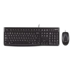 Logitech MK120 Usb Q Siyah Kablolu Klavye + Mouse Set