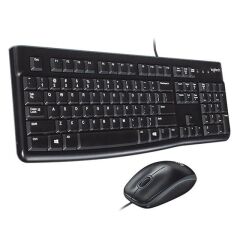 Logitech MK120 Usb Q Siyah Kablolu Klavye + Mouse Set