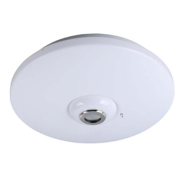 Powermaster PM-27331 Beyaz 34*9 Cm 24 Watt Bluetooth Hoparlörlü Tavan Aydınlatma (AL-BL301) Tornavida Hediyeli