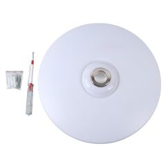 Powermaster PM-27331 Beyaz 34*9 Cm 24 Watt Bluetooth Hoparlörlü Tavan Aydınlatma (AL-BL301) Tornavida Hediyeli