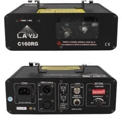 Layu C160RG Kırmızı-Yeşil Çift Renk Beam Efekt Lazeri