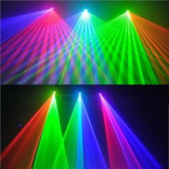 Layu C140Gb Yeşil-Mavi Çift Renk Beam Efekt Lazeri