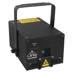 Layu AC-03RGB 3 Watt RGB Lazer 25Kpps Double Safety Design SD Card DMX ILDA Analog