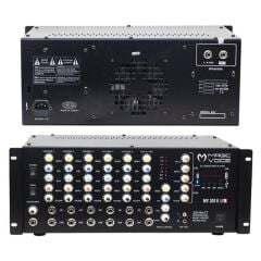 Magicvoice MV-300EF-TR 300 Watt 6 Mikrofon Girişli USB-Bluetooth Destekli Trafolu Mixer Anfi