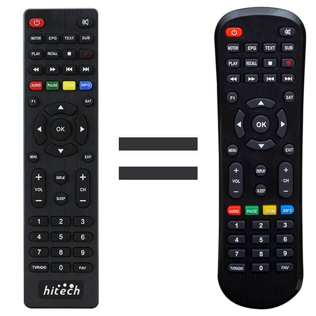 Korax Hitech Mini HD Uydu Alıcı Kumandası