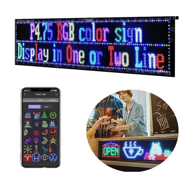 Powermaster PM-23826 20x66cm Kayan Yazı Led Tabela