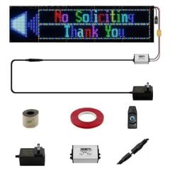 Powermaster PM-23829 23,2x102cm Kayan Yazı Led Tabela