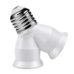 Ledx DY-101 E27 Duy Çoğaltıcı (Tek Duydan Çift E27 Lamba Bağlantısı)