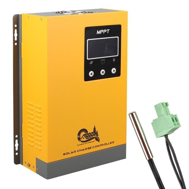 Sunsolar MPK100 MPPT Solar Şarj Kontrol Cihazı 100A (12V/24V/36V/48V Otomatik) 250V Maksimum PV LCD Ekranlı RS485 Portlu