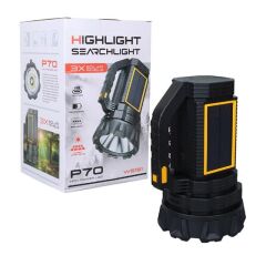 Powermaster W5191 Solar Şarjlı El Feneri Uzun Mesafe Işıldak