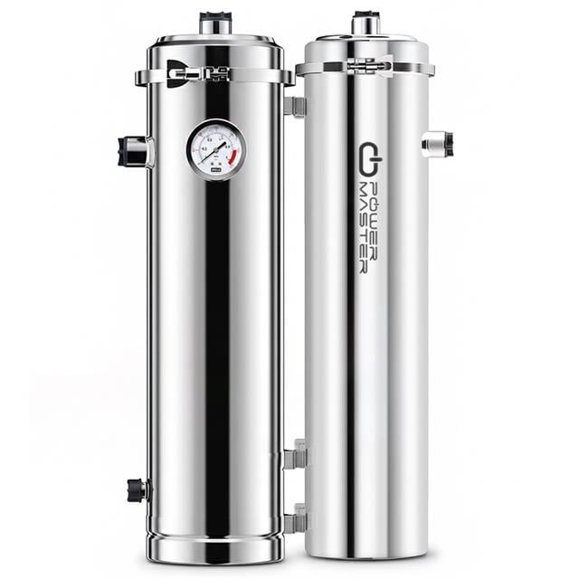 PowerMaster PM-28654 Ana Hat Su Arıtma Sistemi 10.000 L/Saat Paslanmaz Çelik Gövdeli Yıkanabilir UF-PVDF Filtreli