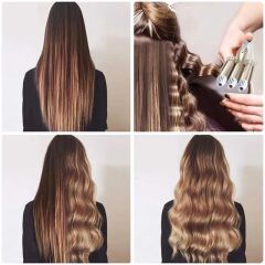 Premio T-0042 Triple Su Dalgası Profesyonel Saç Şekillendirici Maşası