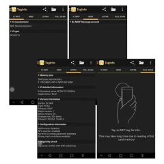 PowerMaster ST-07792 NFC RFID 13.56Mhz Göster Geç Boncuk Personel Kilit Anahtar (KEYFOP-TAG Proximity)