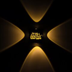 PowerMaster PM-24448 3000K Maşallah Dekoratif LED Duvar Aplik