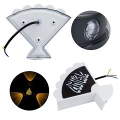 PowerMaster PM-24454 3000K Maşallah Arapça Üçgen Dekoratif LED Duvar Aplik