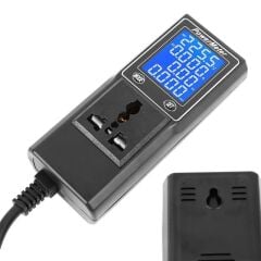 PowerMaster PM-26400 Volt Amper Watt HZ Güç Ölçer Dijital Ekranlı (Powermeter)