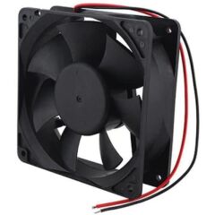 PowerMaster PM-1808 Fırçasız DC Fan 120x120x38mm 12 Volt 2 Açık Uçlu Kablolu 12X12