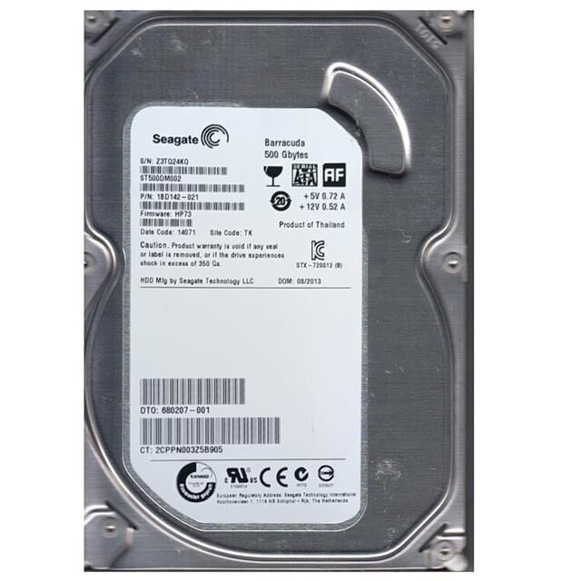 Seagate ST500DM002 ST 500 Gb Sata Harddisk Refresh