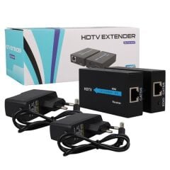 Powermaster HDMI To Cat5-Cat6 Extender 60 Metre Uzatıcı  PM-18232